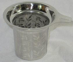 Davids Tea SILVER &amp; LEAVES PERFECT INFUSER new stainless steel for loose... - £16.84 GBP