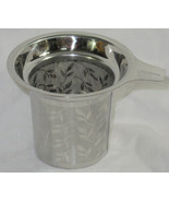 Davids Tea SILVER &amp; LEAVES PERFECT INFUSER new stainless steel for loose... - £16.80 GBP