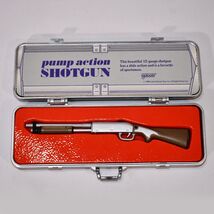 Vintage Pump Action Shotgun Mint Toy 1989 Galoob Model Gun Club &amp; Case 1... - $24.75