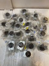 24 Eaton 32B-BOX Brown Wall Plates (24 qty) - $74.93