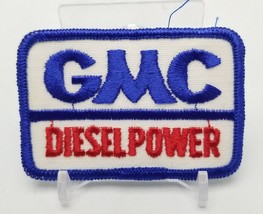 GMC Diesel Power Blue Border Patch Sew On Vintage Style Retro Jacket Hat - $7.02