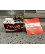 Kurt Adler (#CC2115) Polar Bear Cub in Coke Cooler Ornament, 2.75&quot; - $15.37