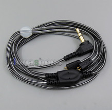 Black And White With Earphone Hook Audio Cable For Ultimate Ears UE TF10 SF3 S - £11.36 GBP