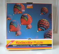 Kodacolor Hot Air Baloon Jigsaw Puzzle 1000 Pieces RoseArt Brand - $6.93