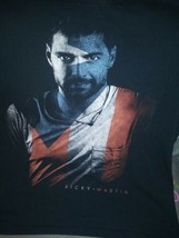 Ricky Martin Puerto Rico 2011  Music Black T Shirt Sz Medium  Pride - $44.55