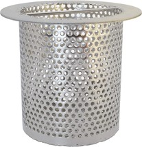 Commercial Floor Drain Strainer With Holes Measuring 4 Inches Tall And M... - $127.93