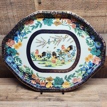 Vintage DAHER Decorated Ware England Tin Metal Painted Large Tray Rooste... - $453.30 MXN