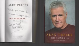 The Answer Is ...  / SIGNED / Alex Trebek / (READ - AS IS) / Hardcover Jeopardy - £222.27 GBP