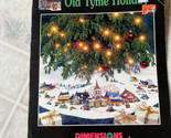 Dimensions Pattern #302 Old Tyme Holiday Tree Skirt Barbara Mock Village... - $23.36