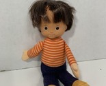 Fisher-Price Kids My Friend Mikey 1978 vintage small plush doll 240 viny... - $9.89