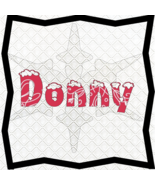 Donny Name-Digital ClipArt-PNG-Art Clip-Gift Tag-Christmas-Notebook - $37.17 MXN