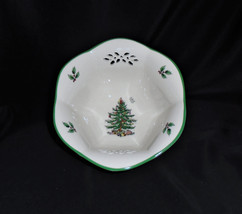 Spode Christmas Tree Pierced Nut Bowl Dish  - $14.85