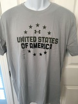 Mens Under Armour UA Freedom USA Chest Logo T-Shirt - XXL/XL/Large/Medium - $19.99