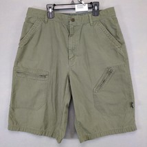 Vtg Y2K Nike 6.0 Cargo Shorts Men&#39;s 34x12 Ripstop Olive Green Gorpcore H... - $35.00