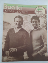 Bucilla Men&#39;s Classics Vol 96 ~ 1982 Knit Pullover &amp; Cardigan Sweater Pa... - £7.08 GBP