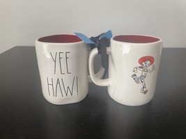 Rae Dunn Pixar &quot;Yee Haw!&quot; Mug Double Sided - £27.59 GBP