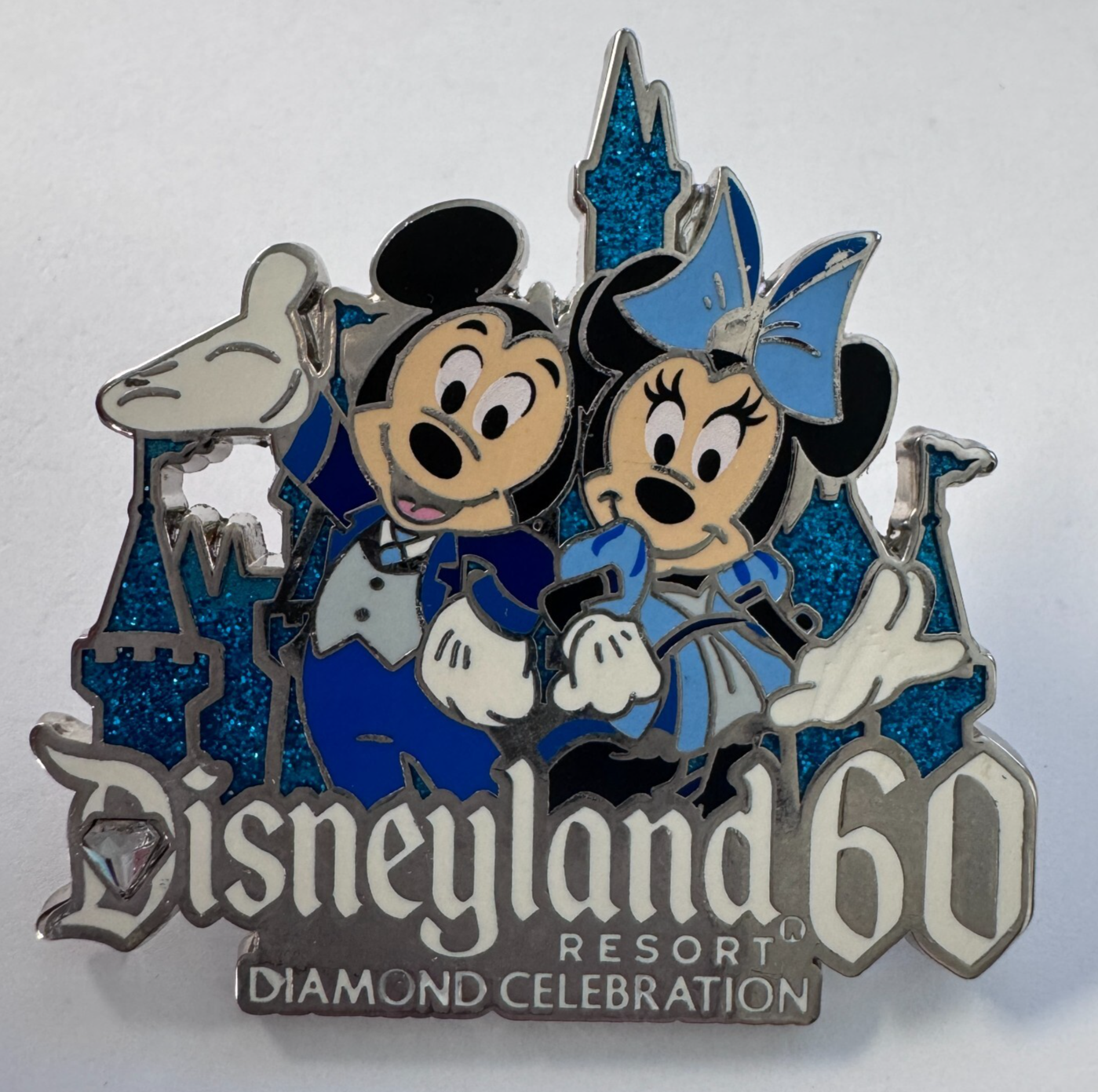 Mickey &amp; Minnie Mouse Disneyland Resort 60th Anniversary Diamond Celebra... - $13.85