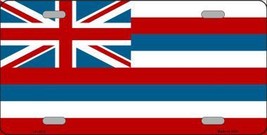 Hawaii Flag State Flag Metal Novelty License Plate - $18.95