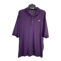 Bobby Jones Mens Polo Shirt Size Large Purple Master Golf Short Sleeve Logo - $30.87
