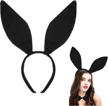 Bunny Ears Headband for Women White Rabbit Ear Hair Band Easter Rabbit Ear Hair  - £17.76 GBP