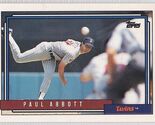 M) 1992 Topps Baseball Trading Card - Paul Abbott #781 - $1.97
