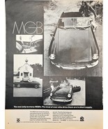 MGB Austin-Automobile-British Leyland Motors-1968 Print Ad - $226.28 MXN