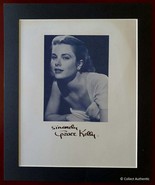 Grace Kelly Autographed Vintage Matted 8x10 Photo COA #GK89763 - £717.15 GBP