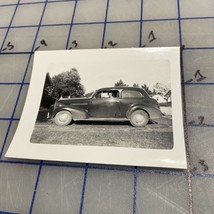 Vintage Photograph 1940s Woman Behind Wheel Of Pontiac Coach Car Automobile - $226.84 MXN