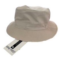 Womens Bucket Hat Cotton with Mesh Lining Beige One Size NINE WEST $34 - NWT - £7.06 GBP