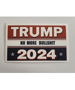 Trump No More Bullsh*t Red White and Blue 2024 Sticker Decal Embellishment USA - £1.84 GBP