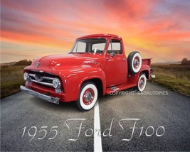 1955 FORD F 100 Beautifull Premium Photo Print 8&quot; x 10&quot; GREAT GIFT - $14.62