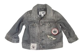 Baby Yoda Outfit Lot 6-12M Gap Star Wars Jacket Splendid Shirt 3pc image 7