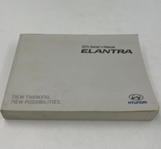 2015 Hyundai Elantra Owners Manual Handbook OEM C03B55050 - £21.15 GBP