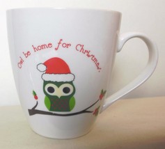 Owl Christmas Mug Extra Large Pfaltzgraff 5&quot; - £11.68 GBP