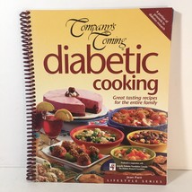 Company&#39;s Coming Diabetic Cookbook Cook Book Jean Pare Spiral Bound - £8.45 GBP