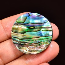 Abalone Shell Round Shape Cabochon Loose Gemstone For Making Jewelry 46.5 Ct. 29 - $23.33