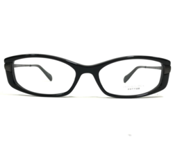 Oliver Peoples Eyeglasses Frames Idelle BK Shiny Black Hammered Metal 50-16-131 - £40.62 GBP