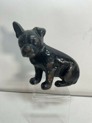 Primary image for Early 1900's Original I.S. Spencer & Sons Cast Iron Boston Terrier Door Stop