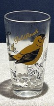 Vintage Boscul Bird &amp; Butterfly Series Goldfinch Peanut Butter 5&quot; Water ... - $19.80
