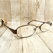 Enhance Polished Brown Metal Eyeglasses - 3876  49-15-135 - $17.30