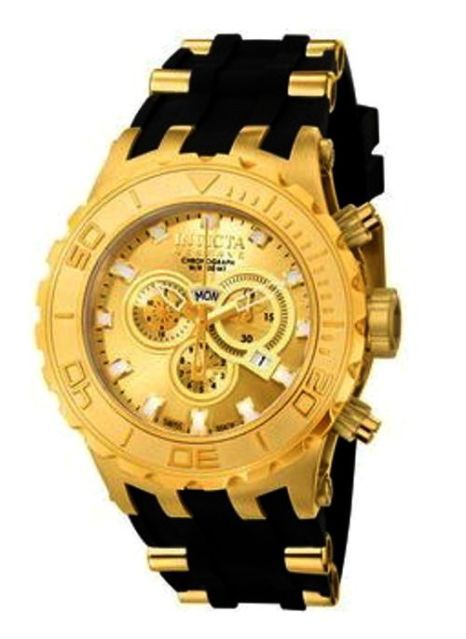 Invicta subaqua 18k gold plated outlet watch