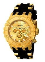 Invicta 6905 Mens Reserve Subaqua Swiss Chronograph 18k Gold Plated Watch - £434.05 GBP