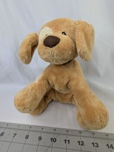 Baby Gund Puppy Dog Spunky Brown Tan 58379 Sounds Work Stuffed Animal Toy - $19.95