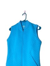 Slazenger Golf Size Xs Blue Quilted Vest Sleeveless - £10.45 GBP