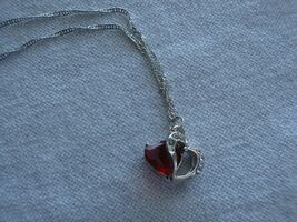 Red Heart Necklace #CT4918 - $5.00
