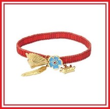 Wholesale 10pc Lot Disney Couture Pocahontas Red Bead Charms BRACELETS~$24 Each! - $240.00