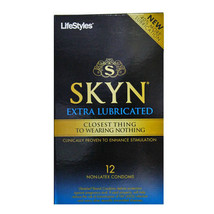 LifeStyles SKYN Extra Lubricated Condoms (12 pack) (Box Packaging) - £28.71 GBP