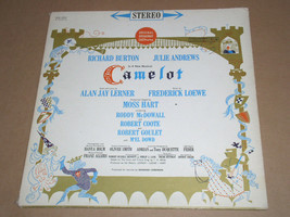 Camelot Broadway Cast Vinyl Record Album Julie Andres Richard Burton STEREO - £15.97 GBP