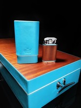 Brizard Positano Humidor with Case &amp;  Gatsby Table Lighter  NIB ( No Fuel ) - $2,095.00