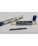 Lot of 2 NEW GARR 45050 2-Flute 3mm Center Cut Square Uncoated Carbide E... - $21.92 CAD